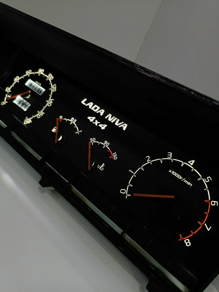 Шкалы приборов ваз 2108 низкая панель