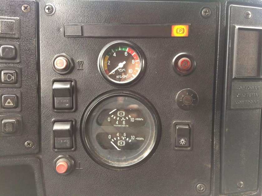 Приборная панель МАЗ 5516