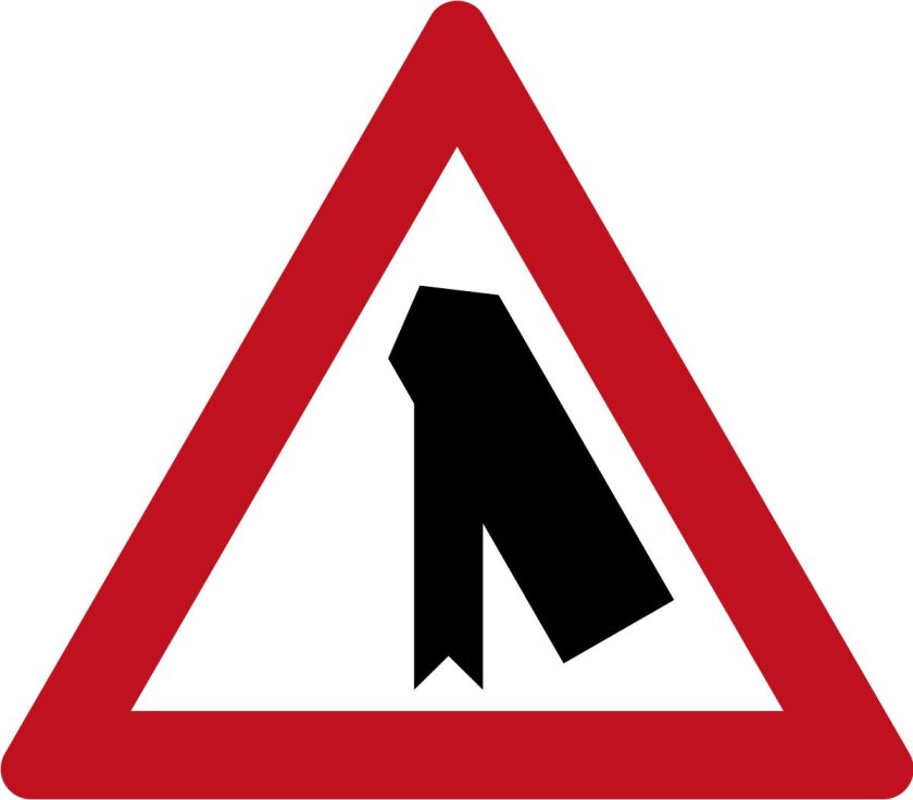 Примыкание второстепенной дороги