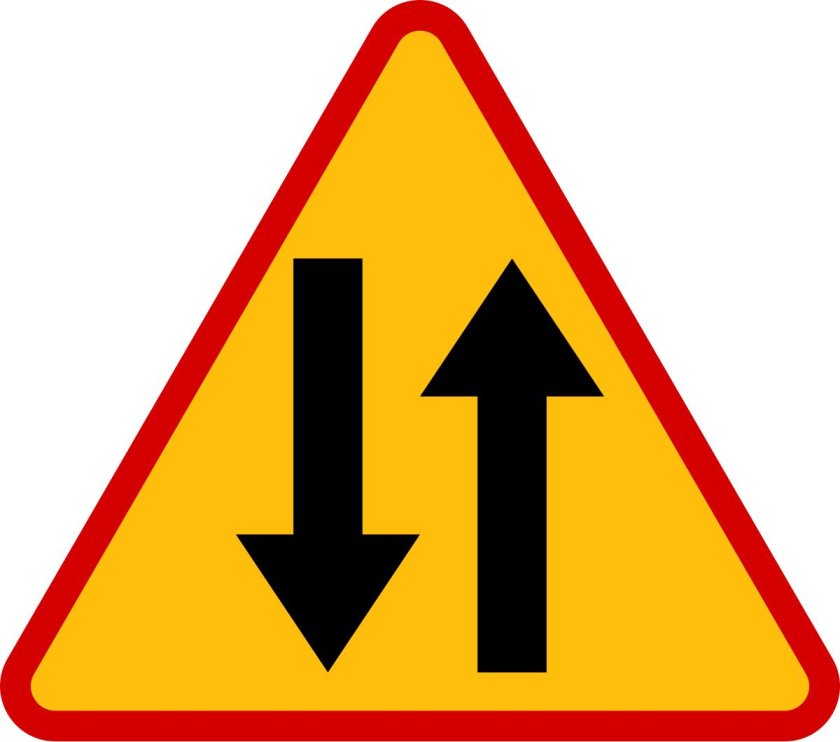 Дорожные знаки двустороннее движение