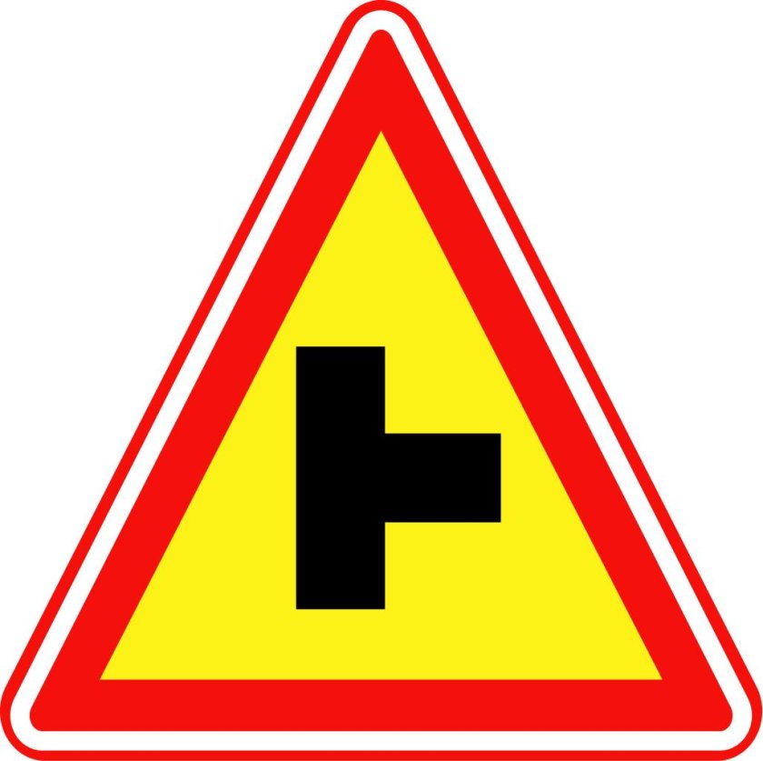 Дорожные знаки желтые