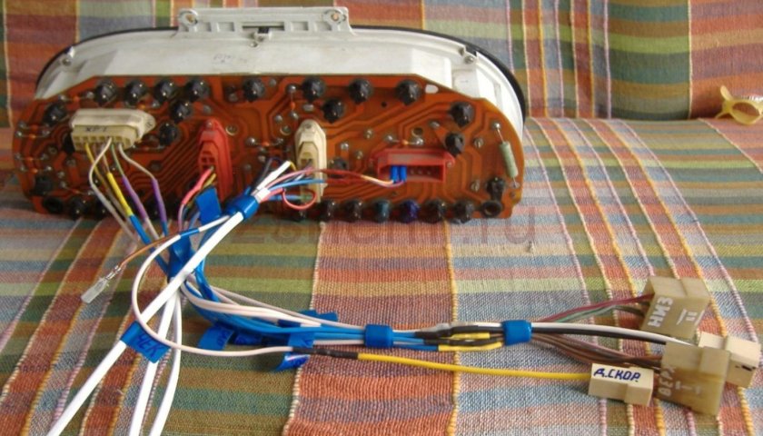 Штекера панели приборов ГАЗ 3110