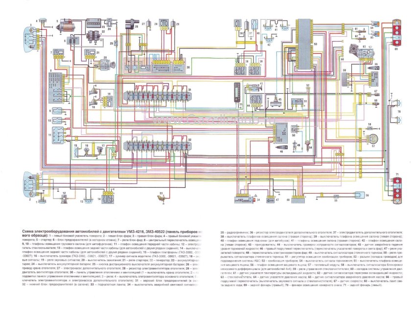 Электрическая схема Газель 405 инжектор евро 2
