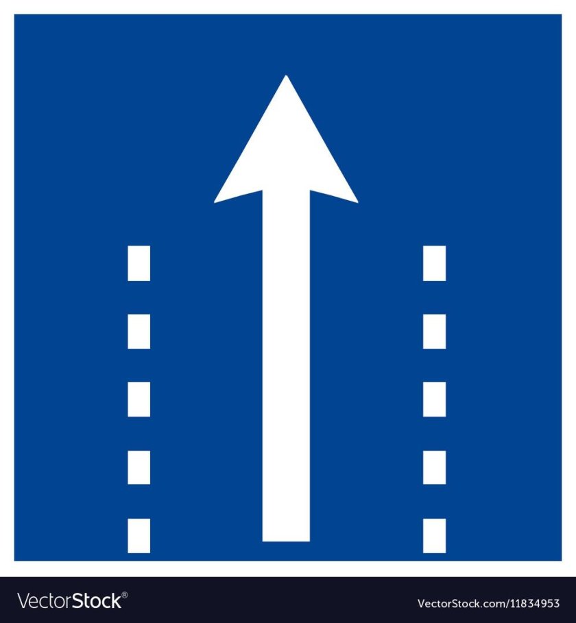 Знаки со стрелками