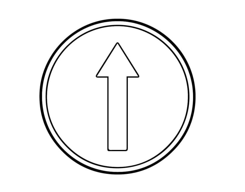 Знаки дорожного движения для раскрашивания для детей