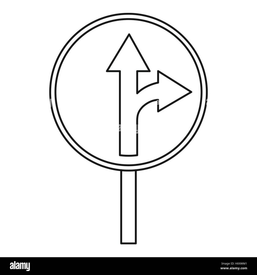 Раскраски дорожных знаков