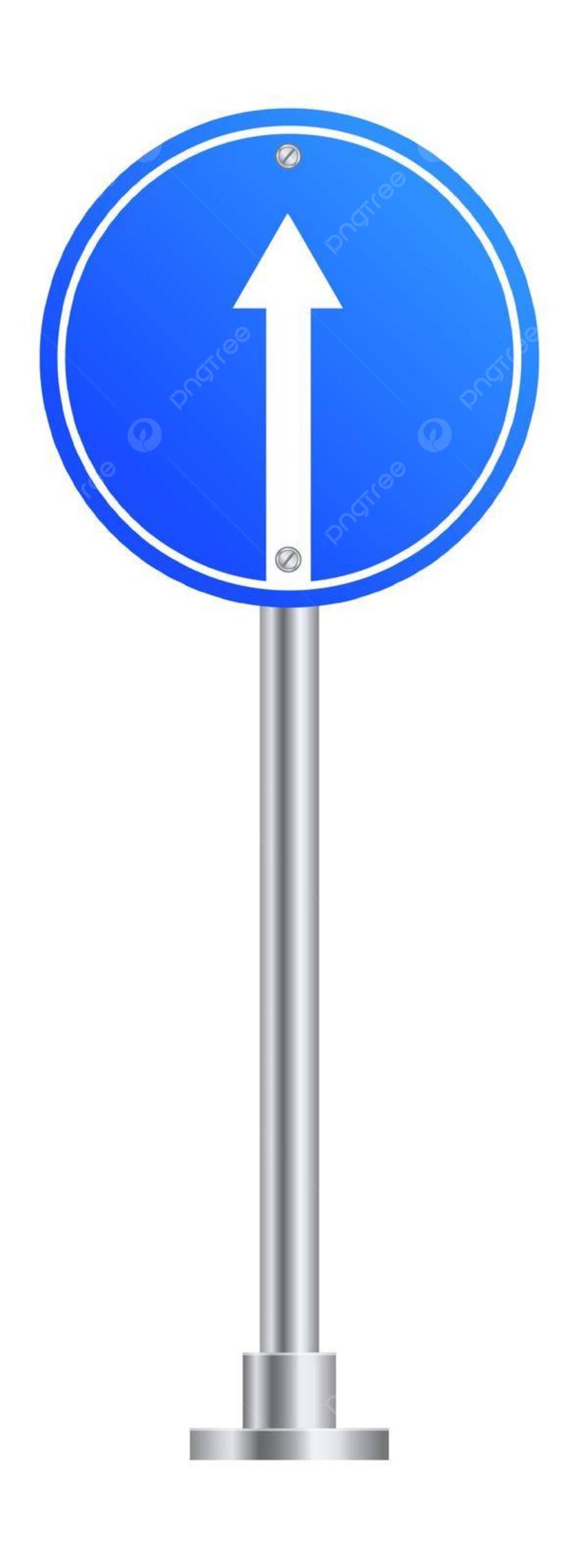 Знак только вперед