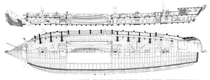 Чертежи парусного фрегата Венус