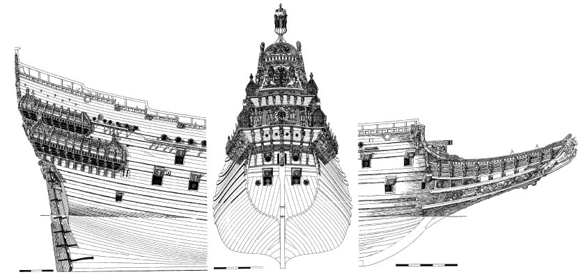 Галеон Васа чертежи