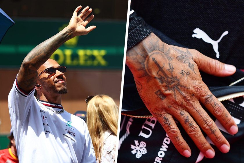 Льюис Хэмилтон Татуировки