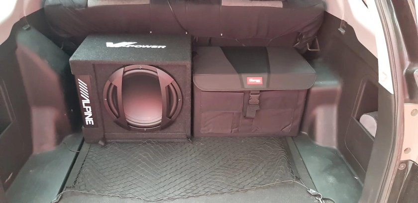 Honda Airwave 2007 сабвуфер