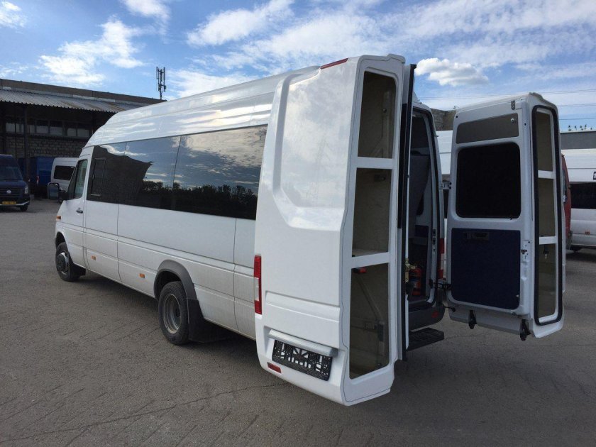 Навесной багажник на Мерседес Спринтер