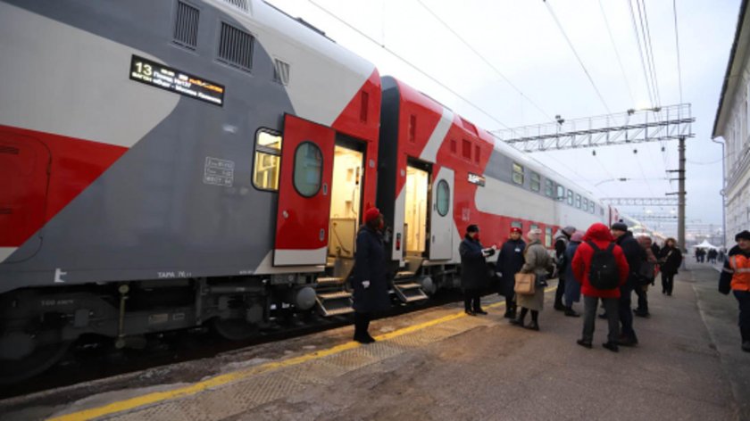 Поезд Москва Оренбург двухэтажный 138