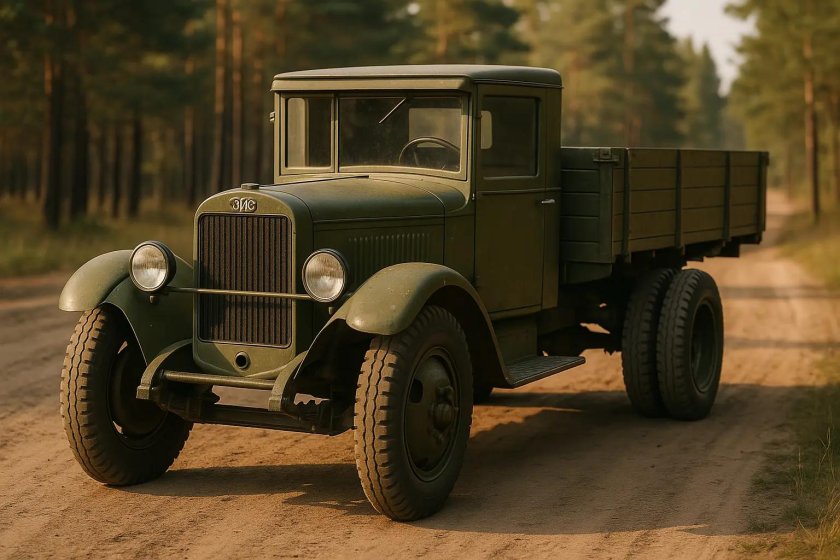 Грузовик полуторка газ аа