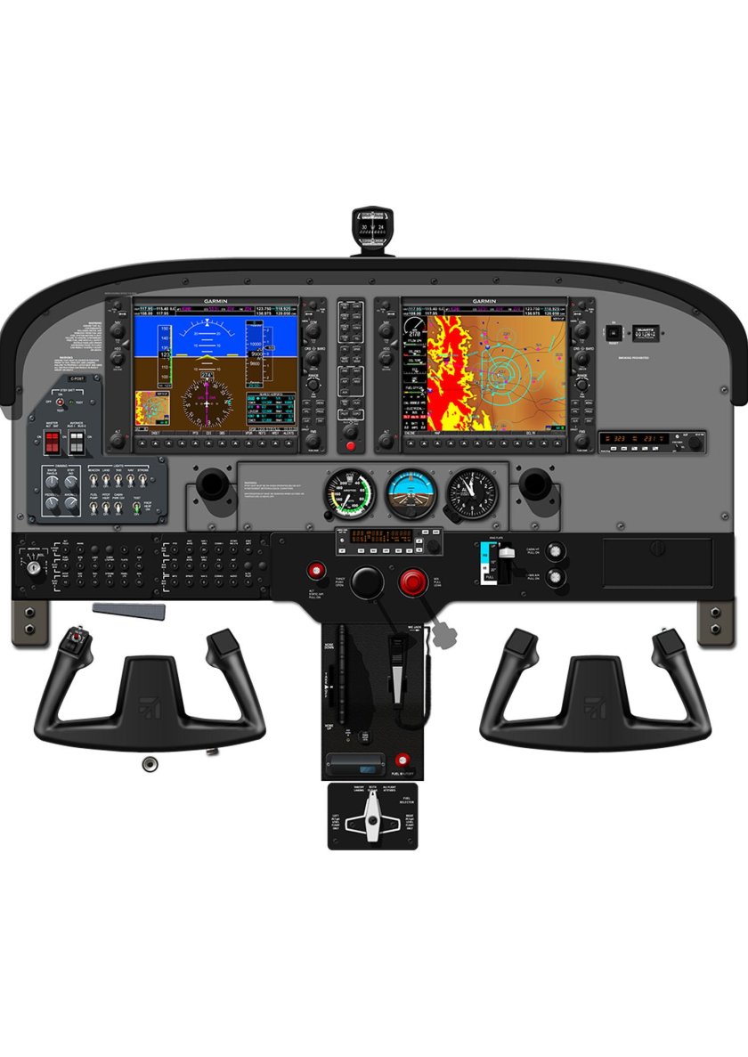 Приборная доска Cessna 172