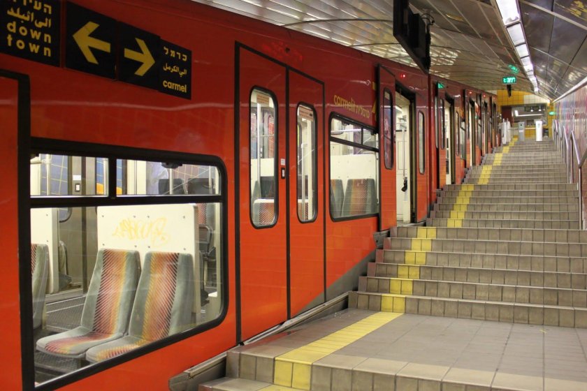 Подземный фуникулер Кармелит, Израиль
