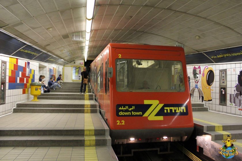 Подземный фуникулер Кармелит, Израиль