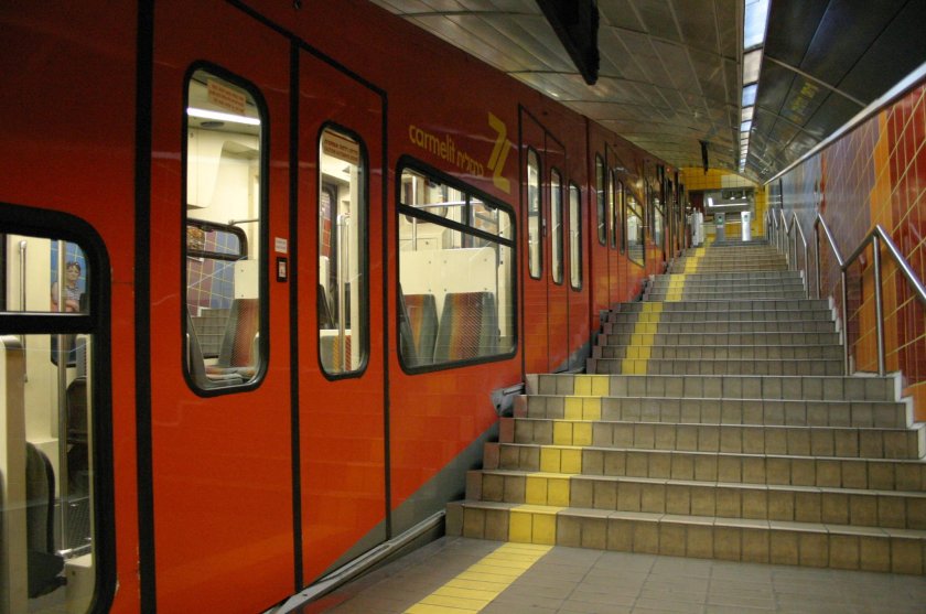 Подземный фуникулер Кармелит, Израиль