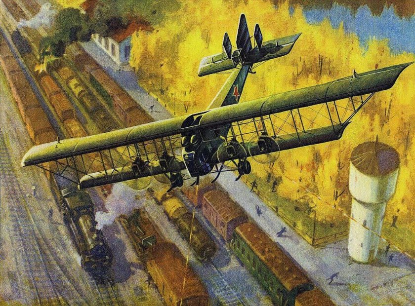 Самолет Илья Муромец первая мировая