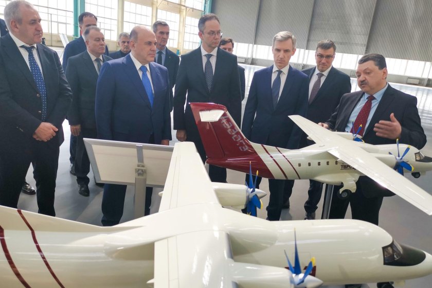 Визит Мишустина на Смоленский авиационный завод