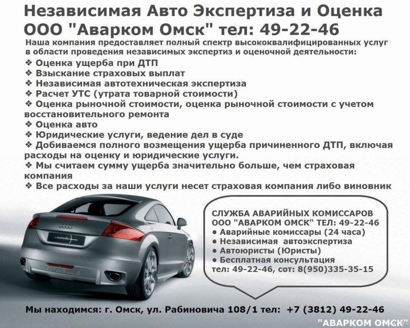 Независимая экспертиза авто
