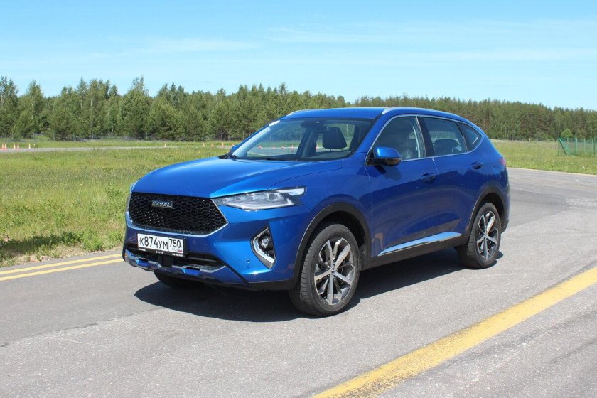 Haval f7 синий