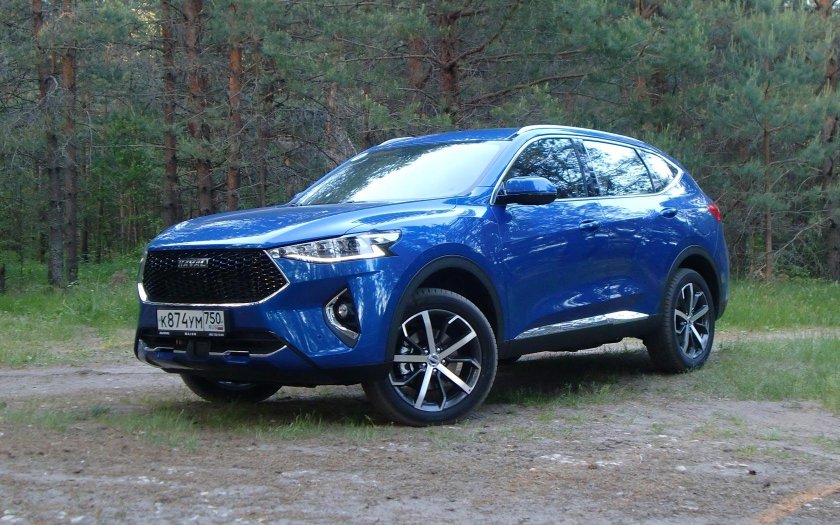 Хавал ф7 синий