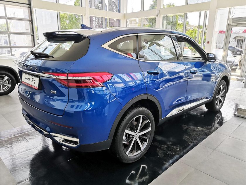 Haval f7x синий