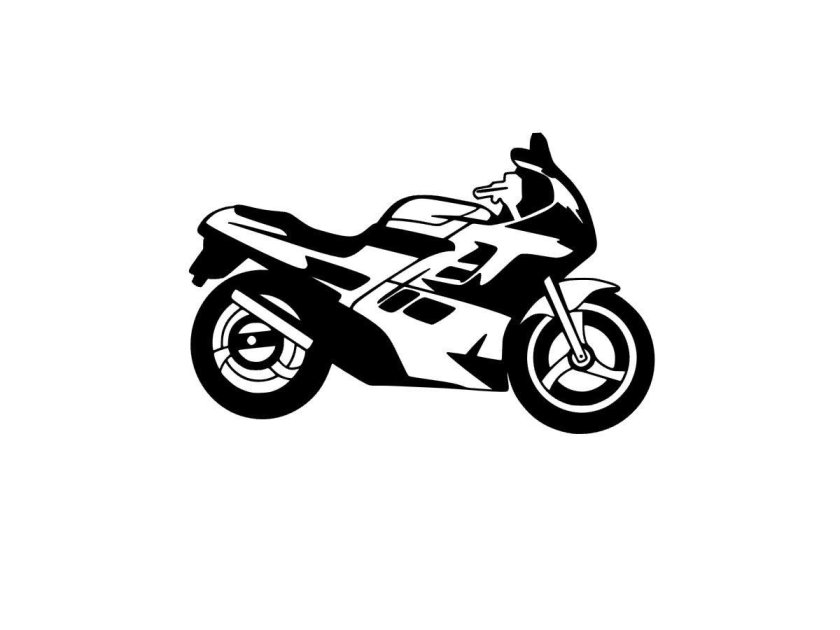 Трафарет мотоцикла
