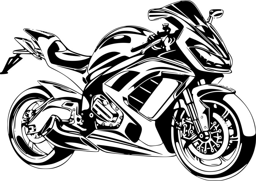 Раскраска. Мотоциклы