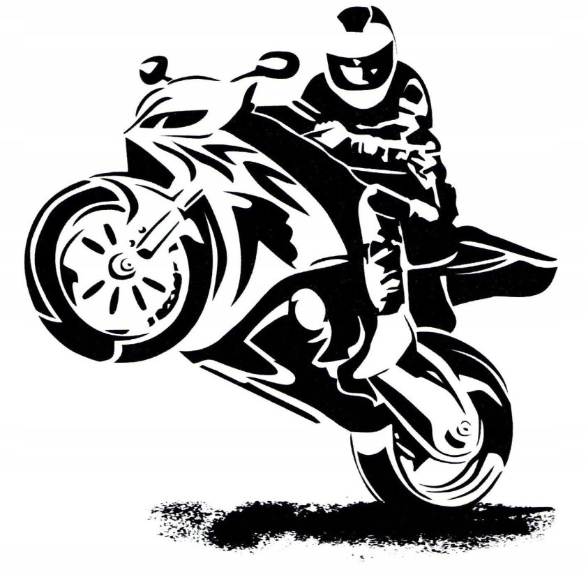 Очертание мотоцикла