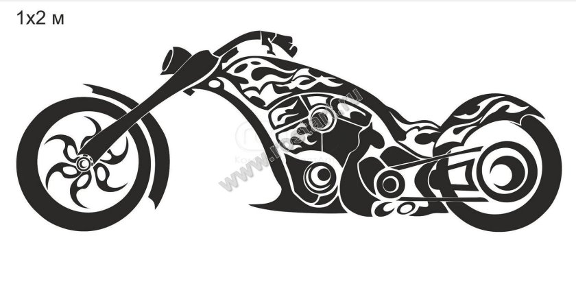 Мотоцикл Харлей Дэвидсон вектор