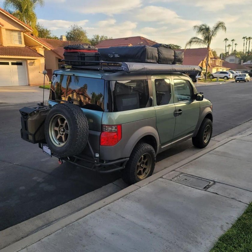 Honda element camper