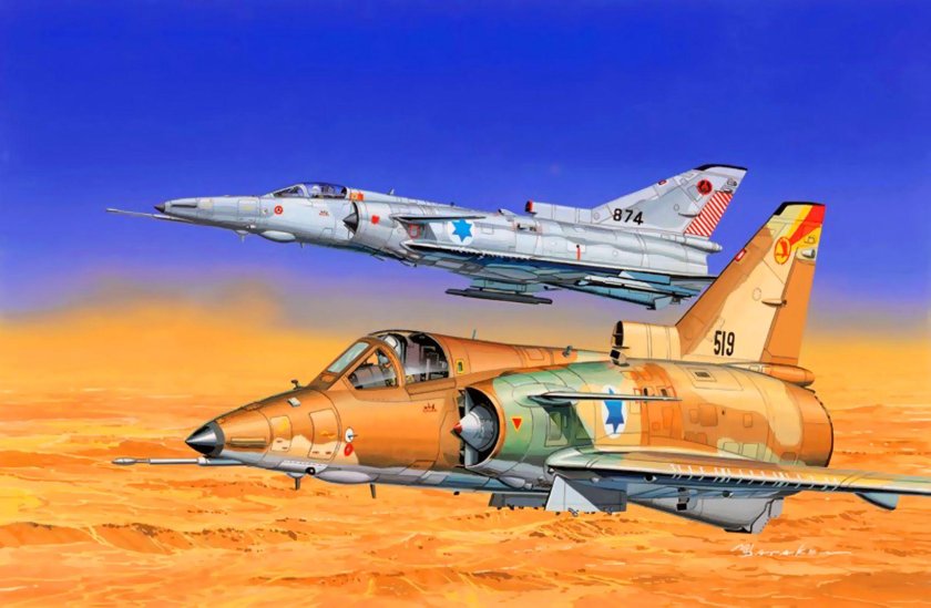 Самолет Kfir c1/c2