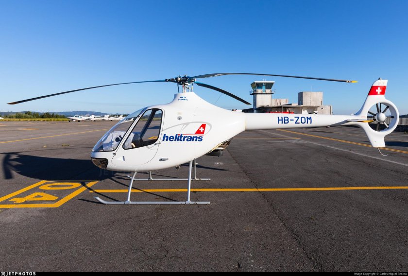 Двухместный вертолет