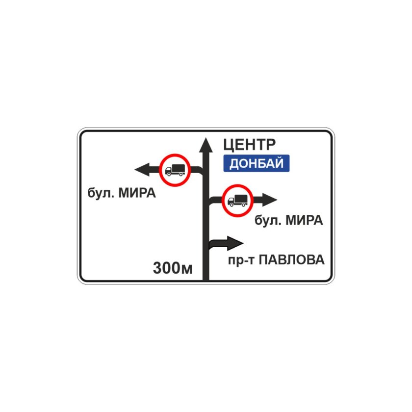 6.9.1 Предварительный указатель направлений