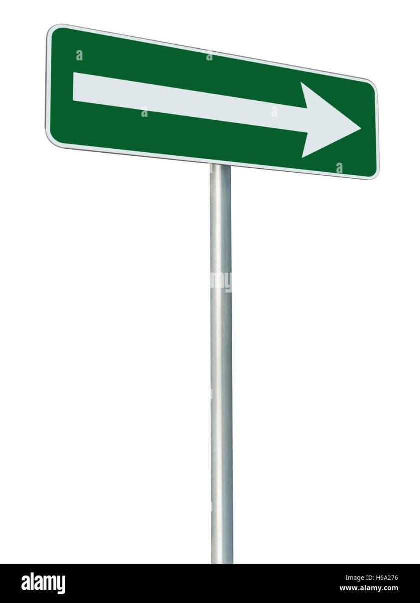 Столб с указателями