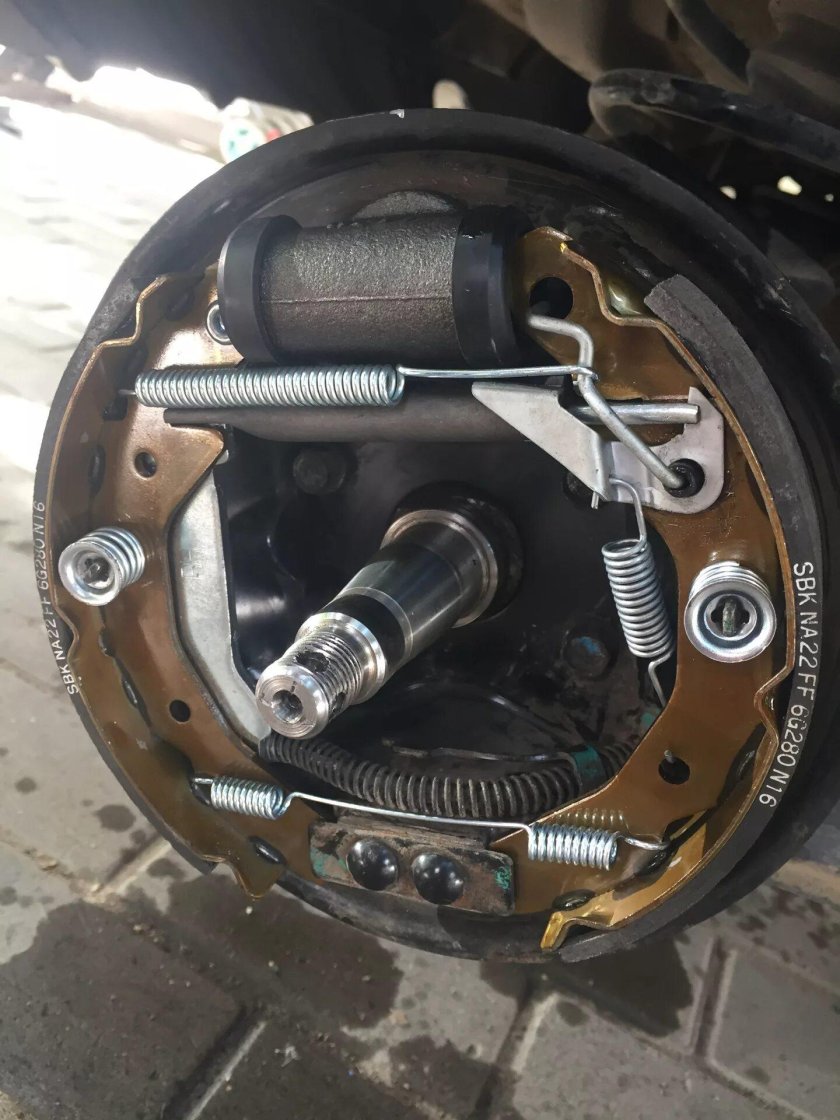 Механизм задних тормозов Daewoo Matiz