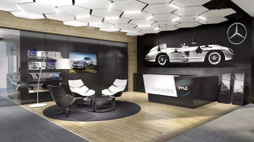 Mercedes Benz Showroom