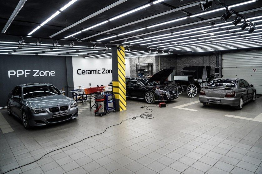 Интерьер автосервиса