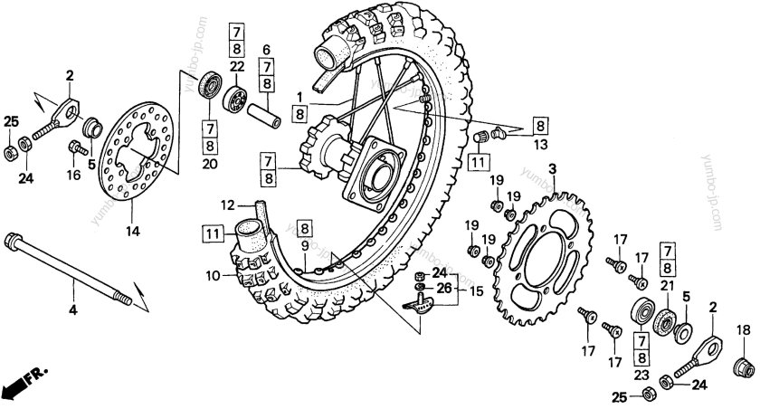 Ducati заднее колесо