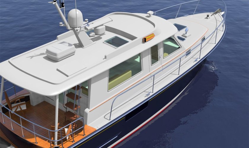 Катер водоизмещающий Охта 1800