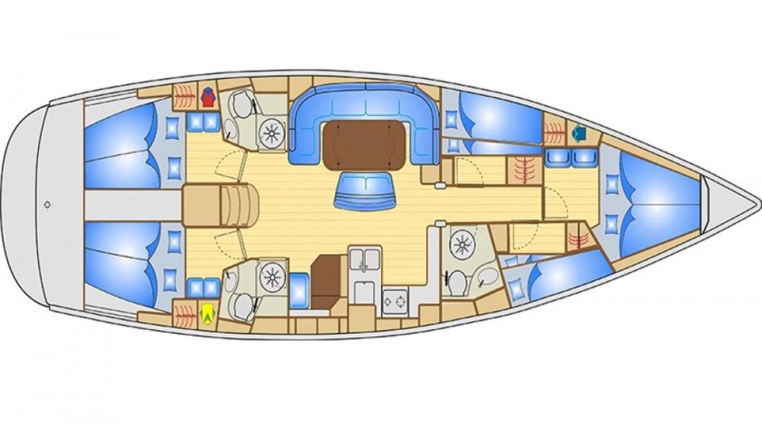 Парусная яхта Бавария 50