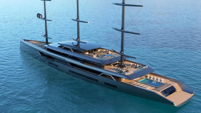 Яхта 100 метров