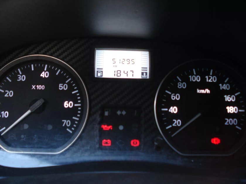 Приборная панель Renault Sandero 1