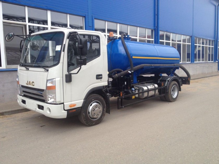 JAC n90 вакуумная машина