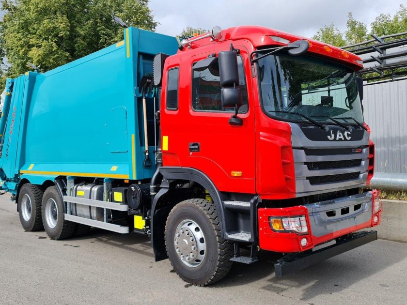 Мусоровоз лебедка