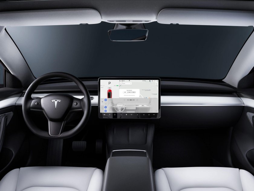 Тесла модель х 2022 салон