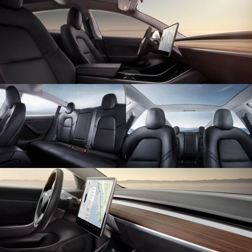 Tesla model 3 салон