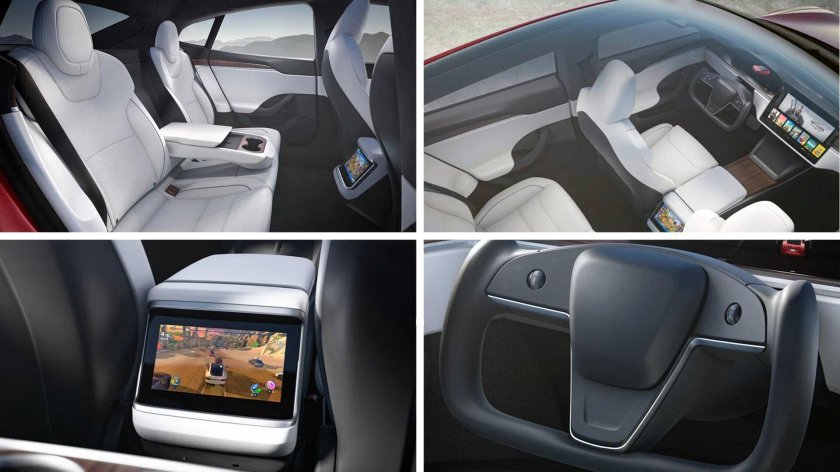 Tesla model s 2021 салон